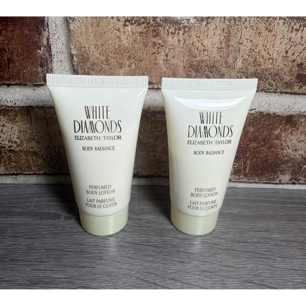 Elizabeth Taylor White Diamonds Body Radiance Body Wash & Lotion 3.3 oz Set of 2
